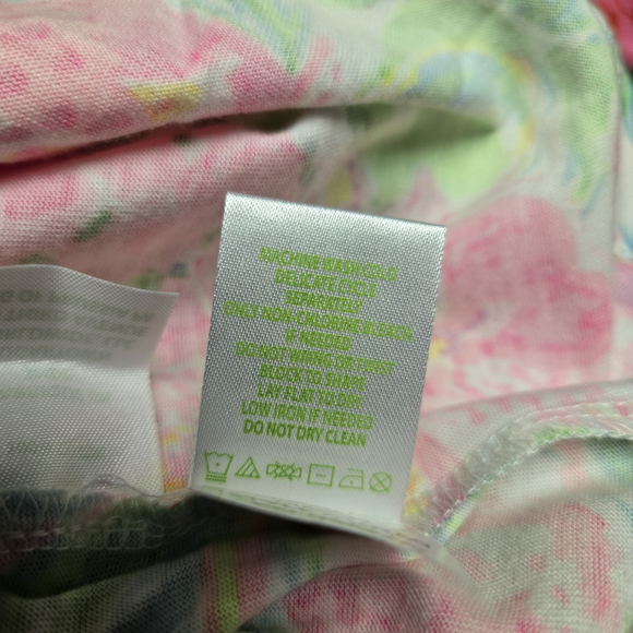 ulitzer Tiltson Dress M NWT Pear Necessities Pink Floral Cotton Vacation - Picture 10 of 11